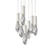Studio M - LED Pendant - Burgeon - Satin Nickel- Union Lighting Luminaires Decor