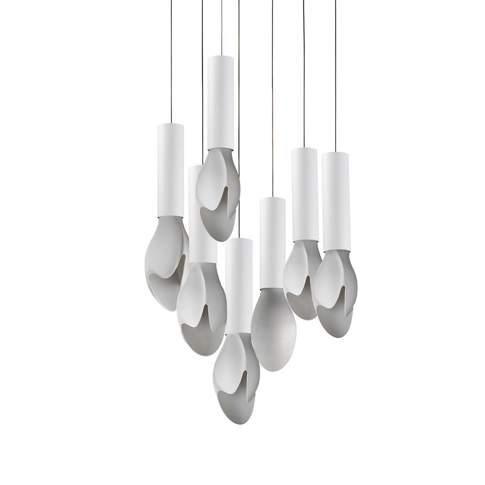 Studio M - LED Pendant - Burgeon - White- Union Lighting Luminaires Decor