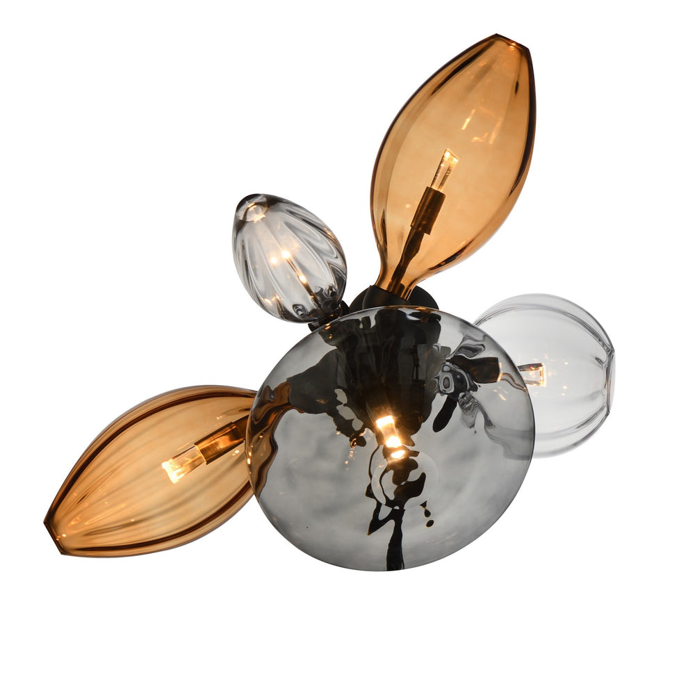 Studio M - LED Wall Sconce - Ray Dance Cluster - Black- Union Lighting Luminaires Decor