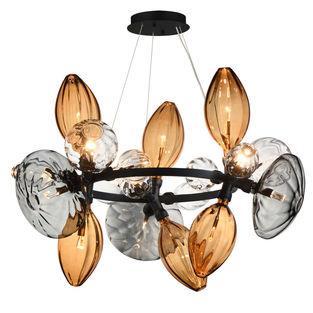 Studio M - LED Pendant - Ray Dance Cluster - Black- Union Lighting Luminaires Decor