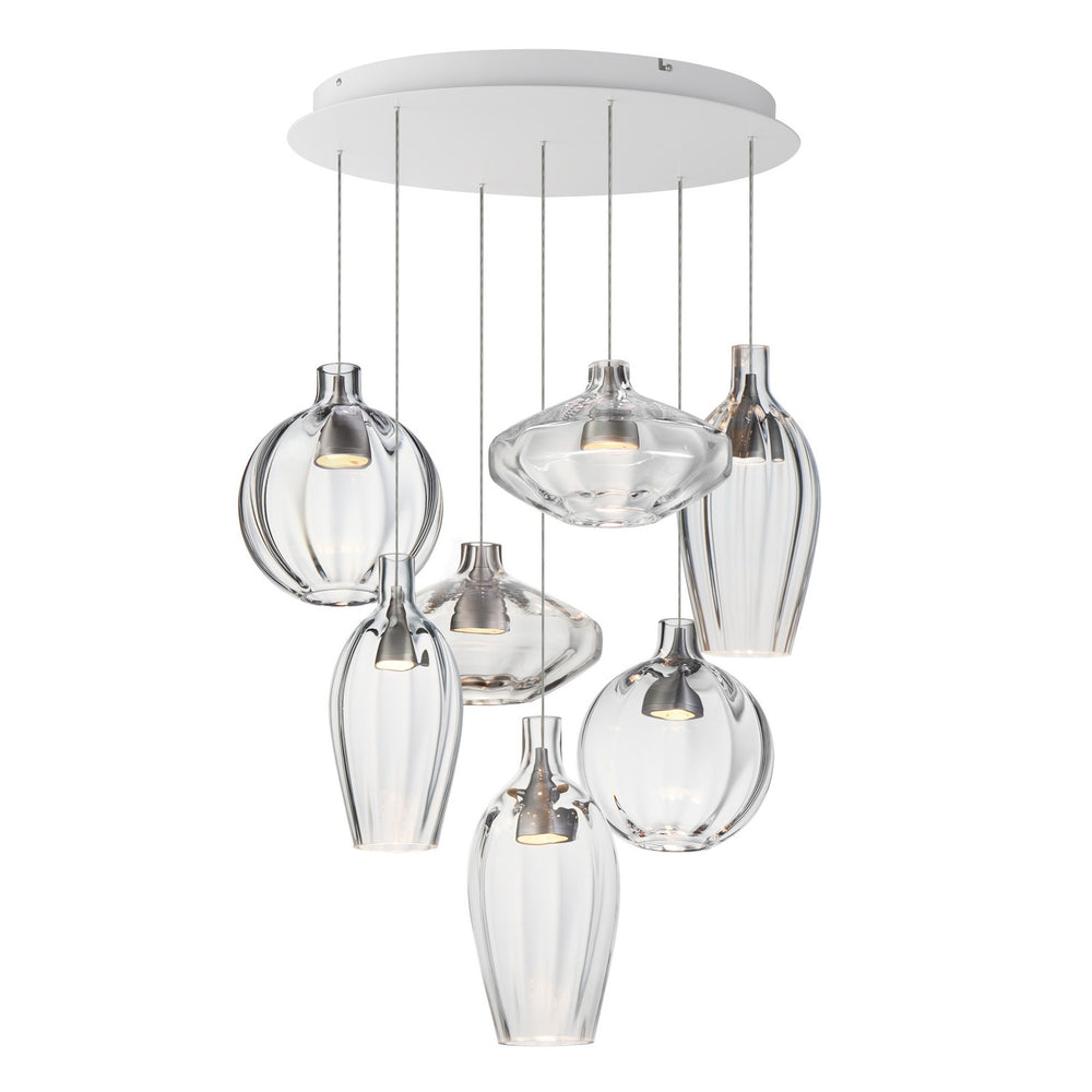Studio M - LED Pendant - Ray Dance - Brushed Aluminum- Union Lighting Luminaires Decor