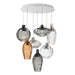 Studio M - LED Pendant - Ray Dance - Brushed Aluminum- Union Lighting Luminaires Decor