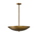Studio M - LED Pendant/Semi-Flush - Vesta - Weathered Brass- Union Lighting Luminaires Decor