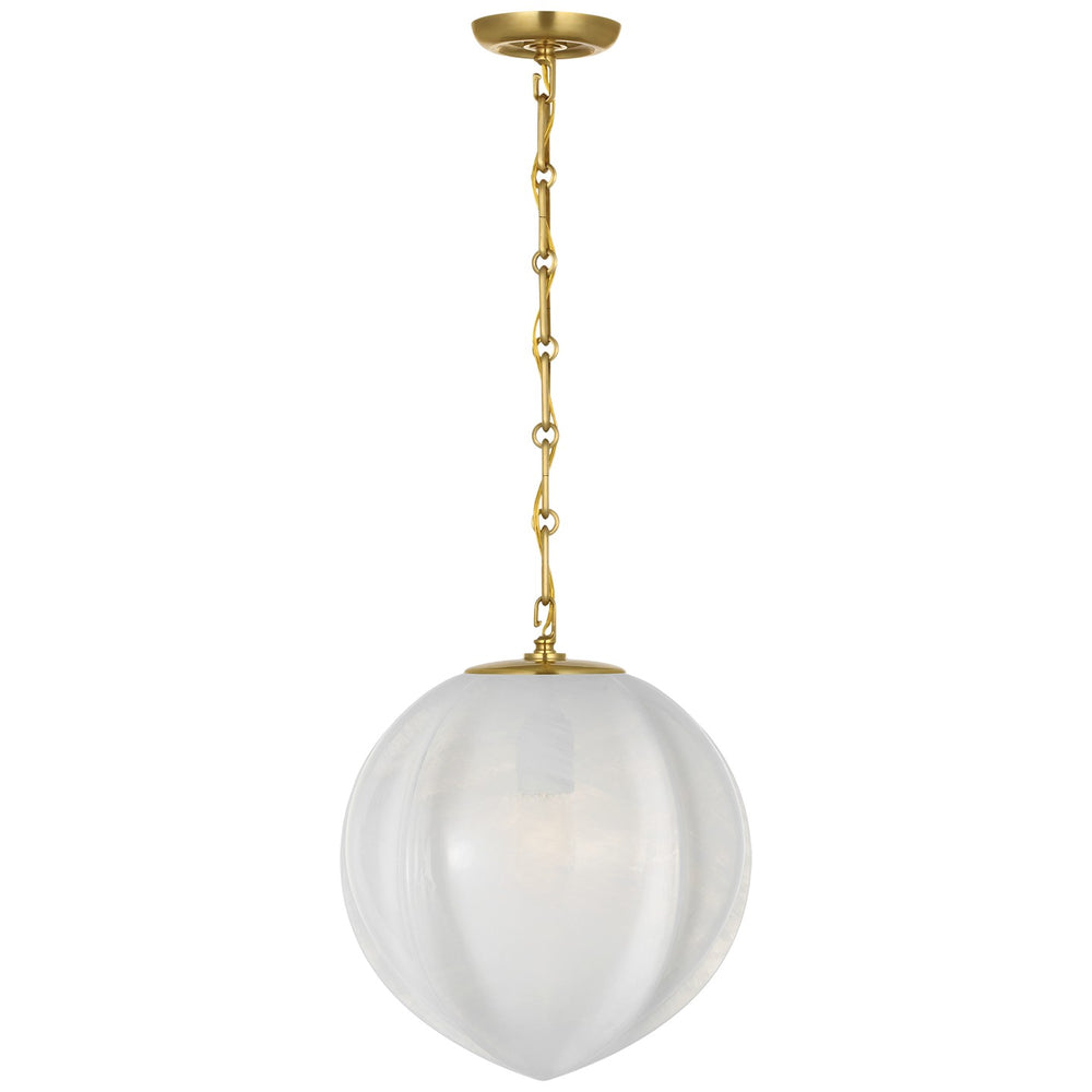 Visual Comfort Signature Canada - LED Pendant - Rae - Hand-Rubbed Antique Brass- Union Lighting Luminaires Decor
