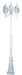 Artcraft Quebec - Three Light Outdoor Post Mount - Classico - White- Union Lighting Luminaires Decor