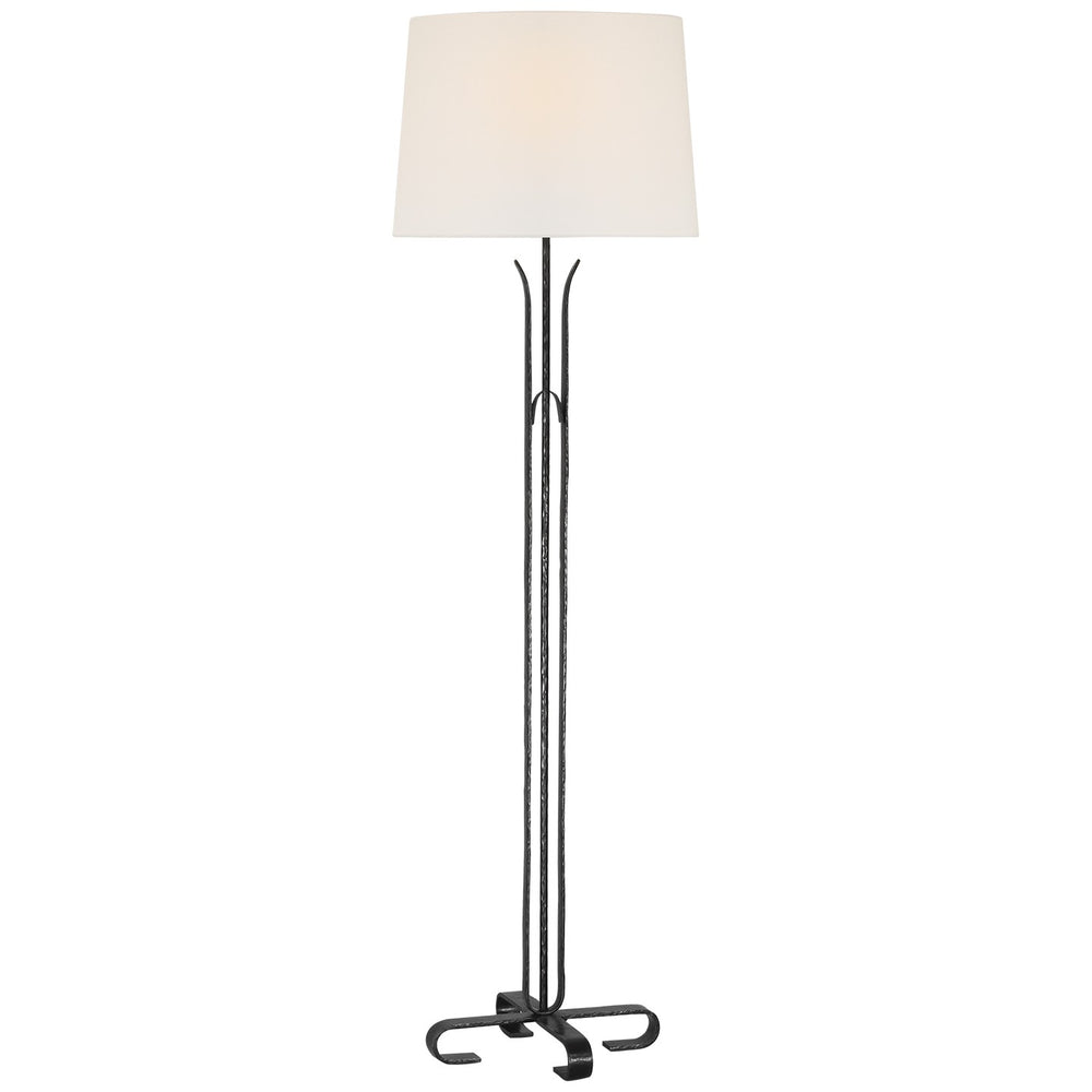 Visual Comfort Signature Canada - LED Floor Lamp - Olivette - Aged Iron- Union Lighting Luminaires Decor