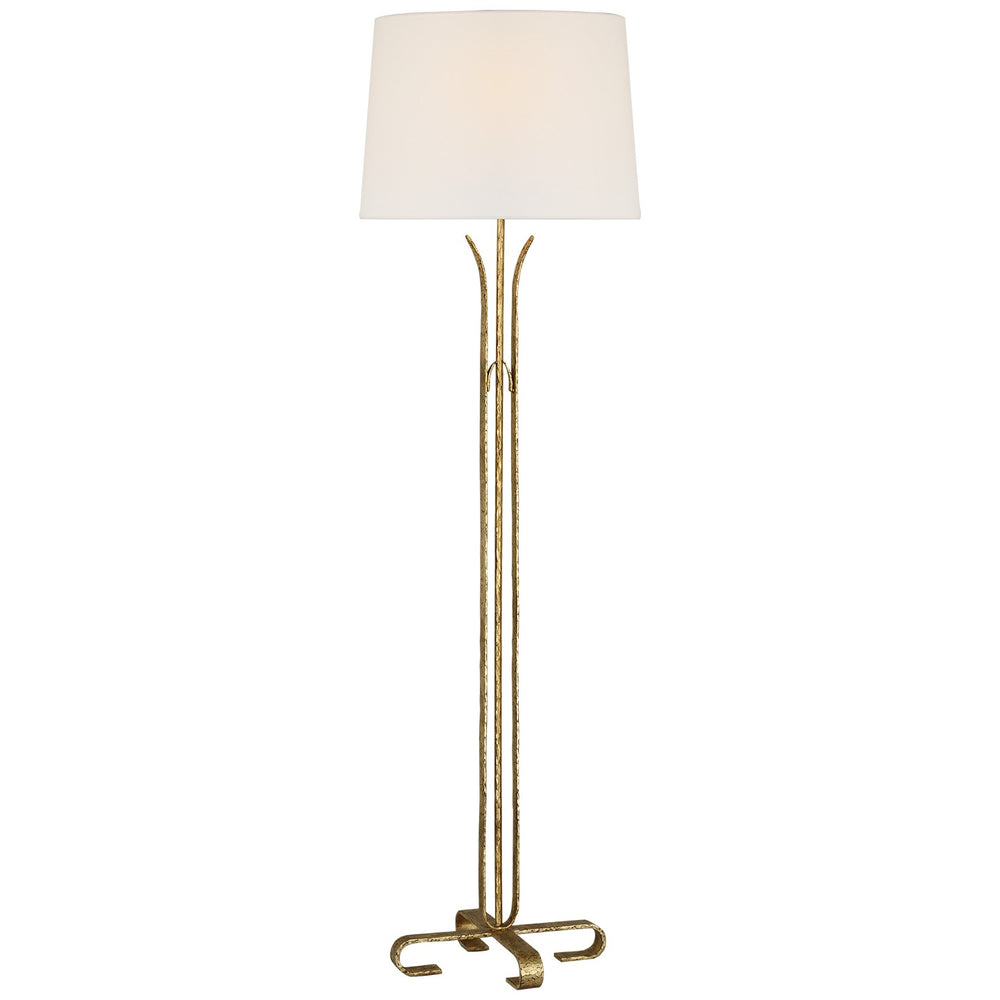 Visual Comfort Signature Canada - LED Floor Lamp - Olivette - Gilded Iron- Union Lighting Luminaires Decor