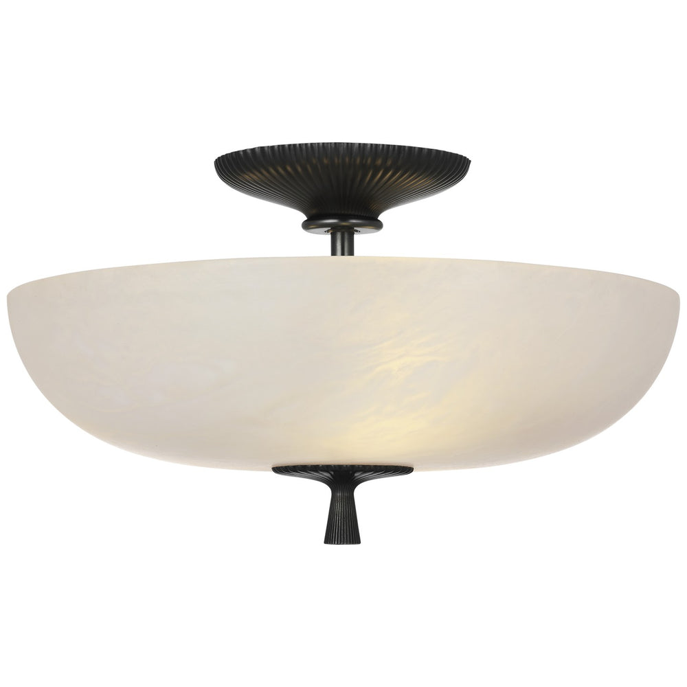 Visual Comfort Signature Canada - LED Semi-Flush Mount - Pascal - Bronze- Union Lighting Luminaires Decor
