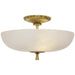 Visual Comfort Signature Canada - LED Semi-Flush Mount - Pascal - Hand-Rubbed Antique Brass- Union Lighting Luminaires Decor