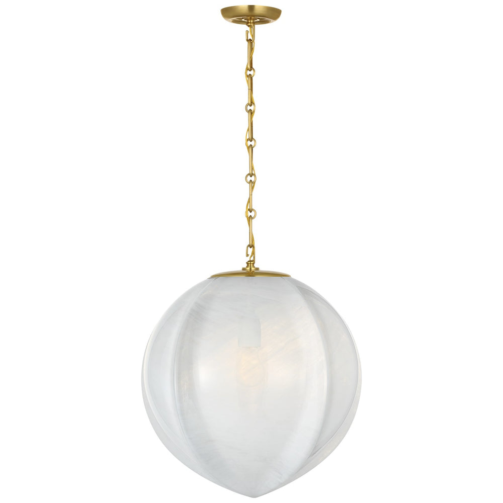 Visual Comfort Signature Canada - LED Pendant - Rae - Hand-Rubbed Antique Brass- Union Lighting Luminaires Decor