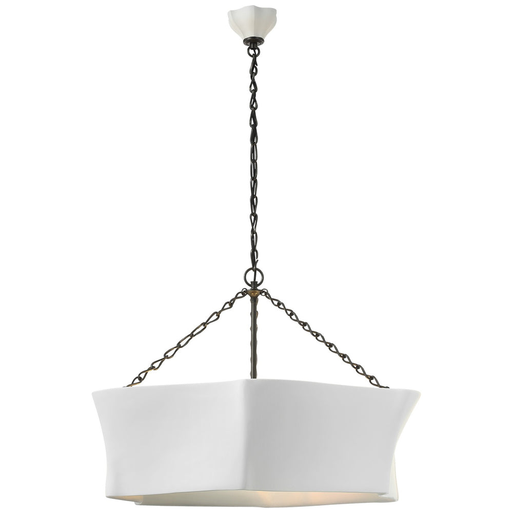 Visual Comfort Signature Canada - LED Chandelier - Ayers - Bronze and Plaster White- Union Lighting Luminaires Decor