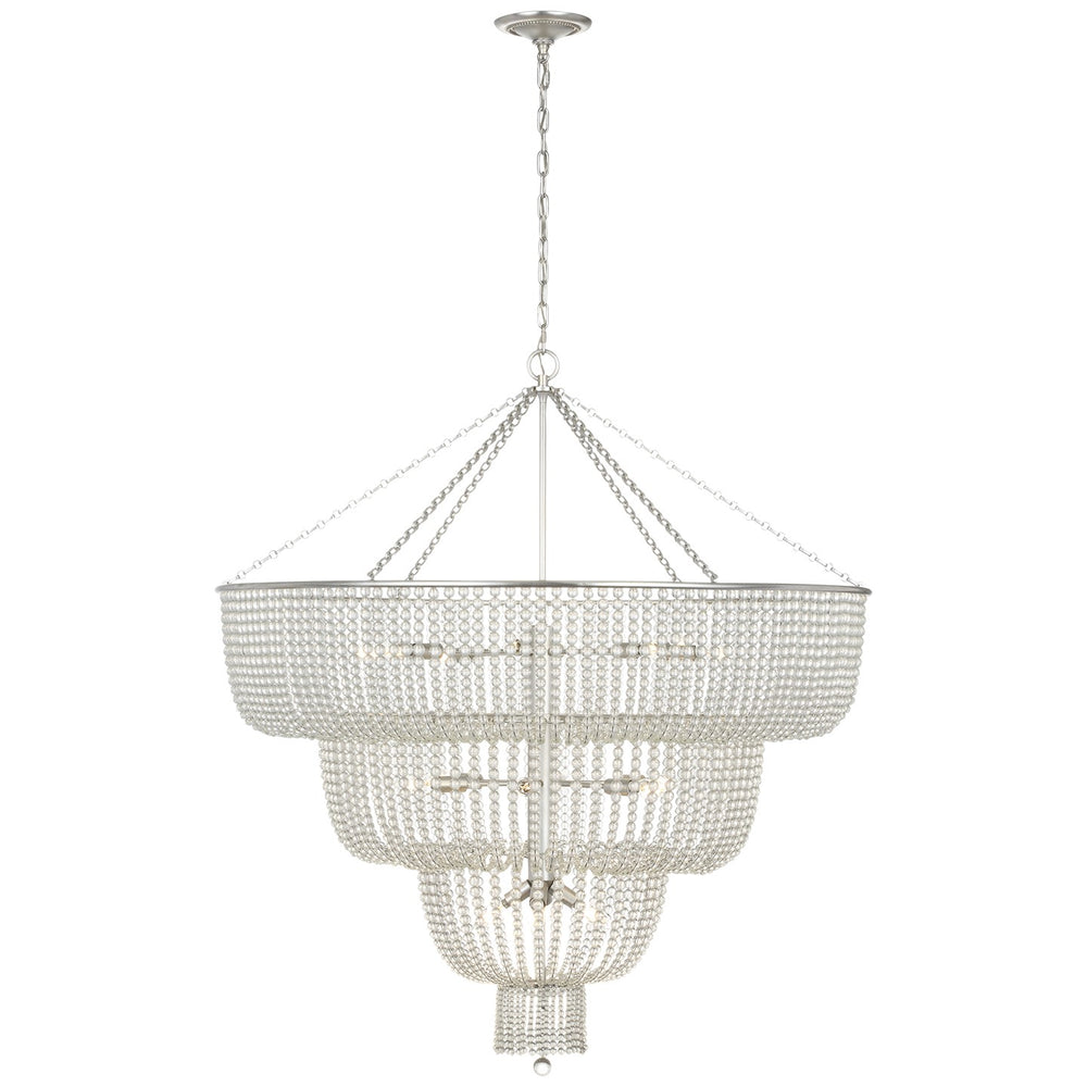 Visual Comfort Signature Canada - LED Chandelier - Jacqueline - Burnished Silver Leaf- Union Lighting Luminaires Decor