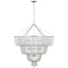 Visual Comfort Signature Canada - LED Chandelier - Jacqueline - Burnished Silver Leaf- Union Lighting Luminaires Decor