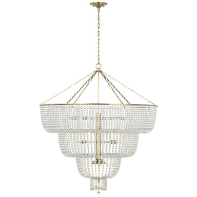 Visual Comfort Signature Canada - LED Chandelier - Jacqueline - Hand-Rubbed Antique Brass- Union Lighting Luminaires Decor