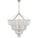 Visual Comfort Signature Canada - LED Chandelier - Jacqueline - Hand-Rubbed Antique Brass- Union Lighting Luminaires Decor
