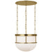 Visual Comfort Signature Canada - LED Lantern - Martil - Antique-Burnished Brass with White Glass- Union Lighting Luminaires Decor