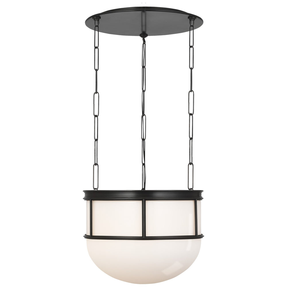 Visual Comfort Signature Canada - LED Lantern - Martil - Bronze with White Glass- Union Lighting Luminaires Decor