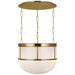 Visual Comfort Signature Canada - LED Lantern - Martil - Antique-Burnished Brass with White Glass- Union Lighting Luminaires Decor