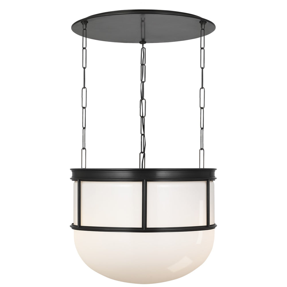 Visual Comfort Signature Canada - LED Lantern - Martil - Bronze with White Glass- Union Lighting Luminaires Decor