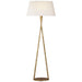 Visual Comfort Signature Canada - LED Floor Lamp - Cesta - Gilded Iron- Union Lighting Luminaires Decor