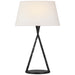 Visual Comfort Signature Canada - LED Table Lamp - Cesta - Aged Iron- Union Lighting Luminaires Decor