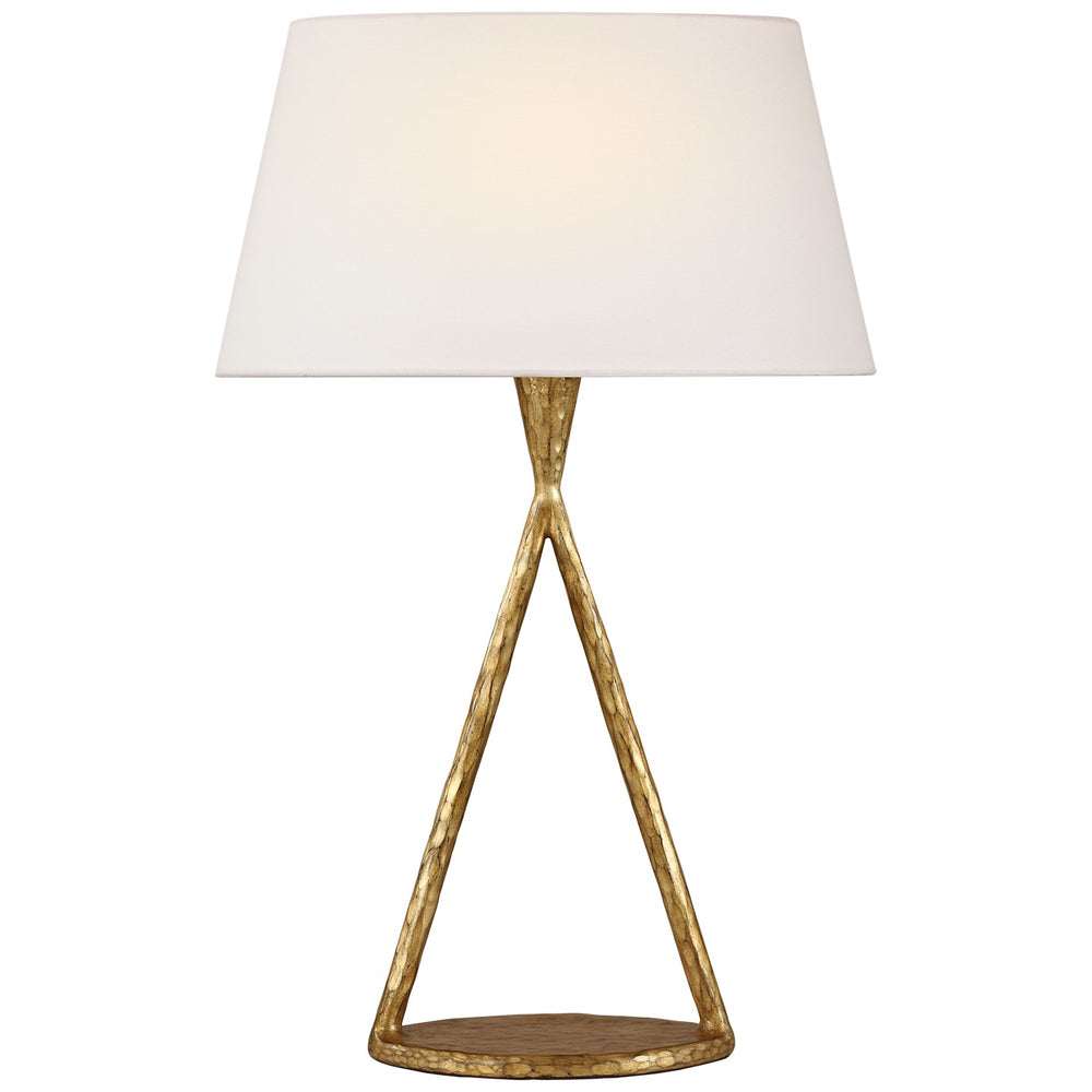Visual Comfort Signature Canada - LED Table Lamp - Cesta - Gilded Iron- Union Lighting Luminaires Decor
