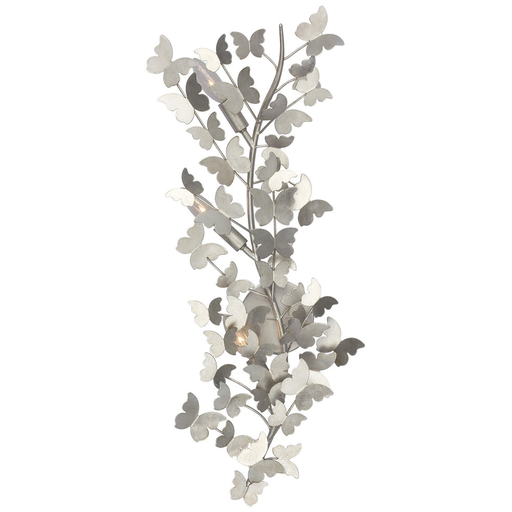 Visual Comfort Signature Canada - LED Wall Sconce - Farfalle - Burnished Silver Leaf- Union Lighting Luminaires Decor