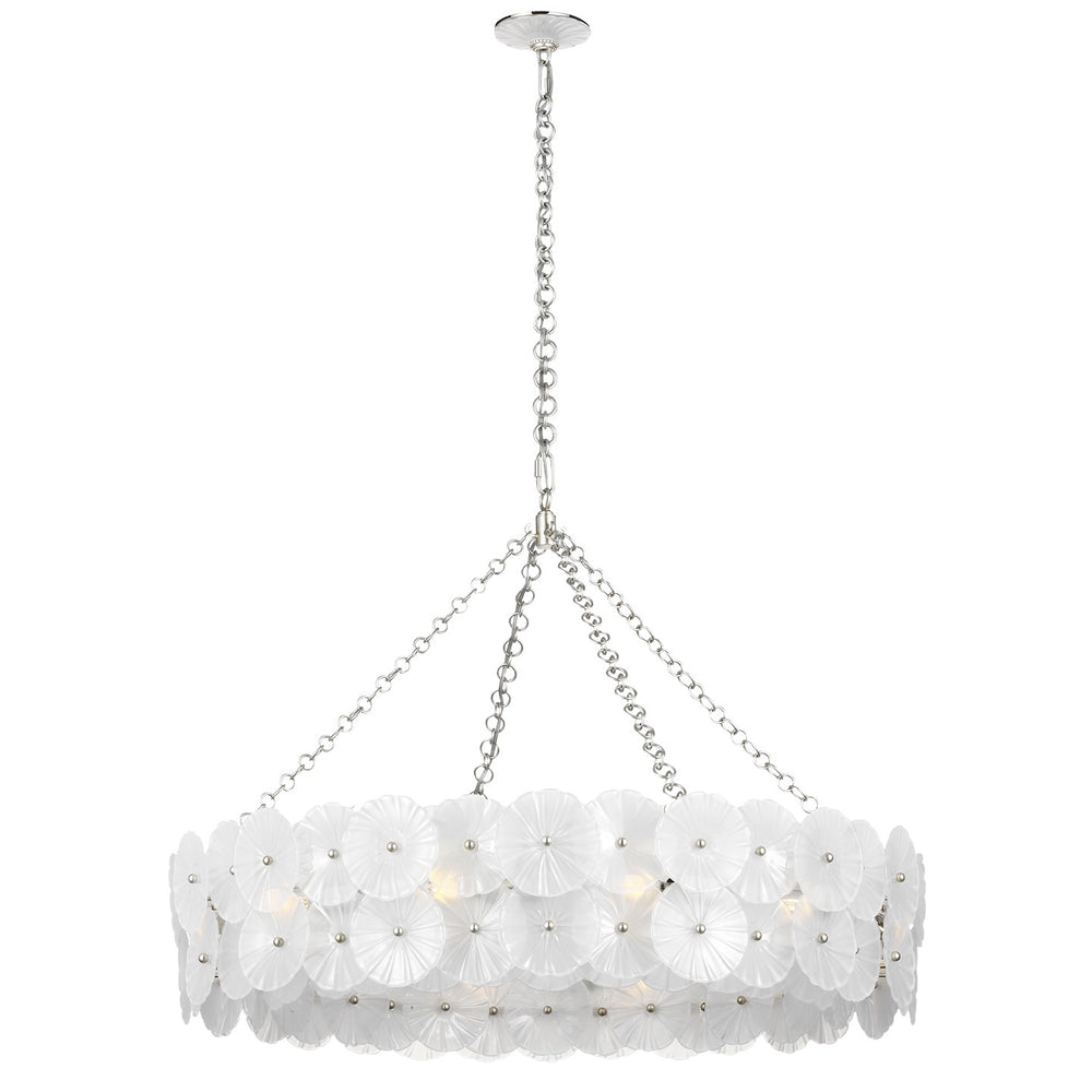 Visual Comfort Signature Canada - LED Chandelier - Gianna - Burnished Silver Leaf- Union Lighting Luminaires Decor