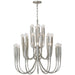 Visual Comfort Signature Canada - LED Chandelier - Acadia - Burnished Silver Leaf- Union Lighting Luminaires Decor