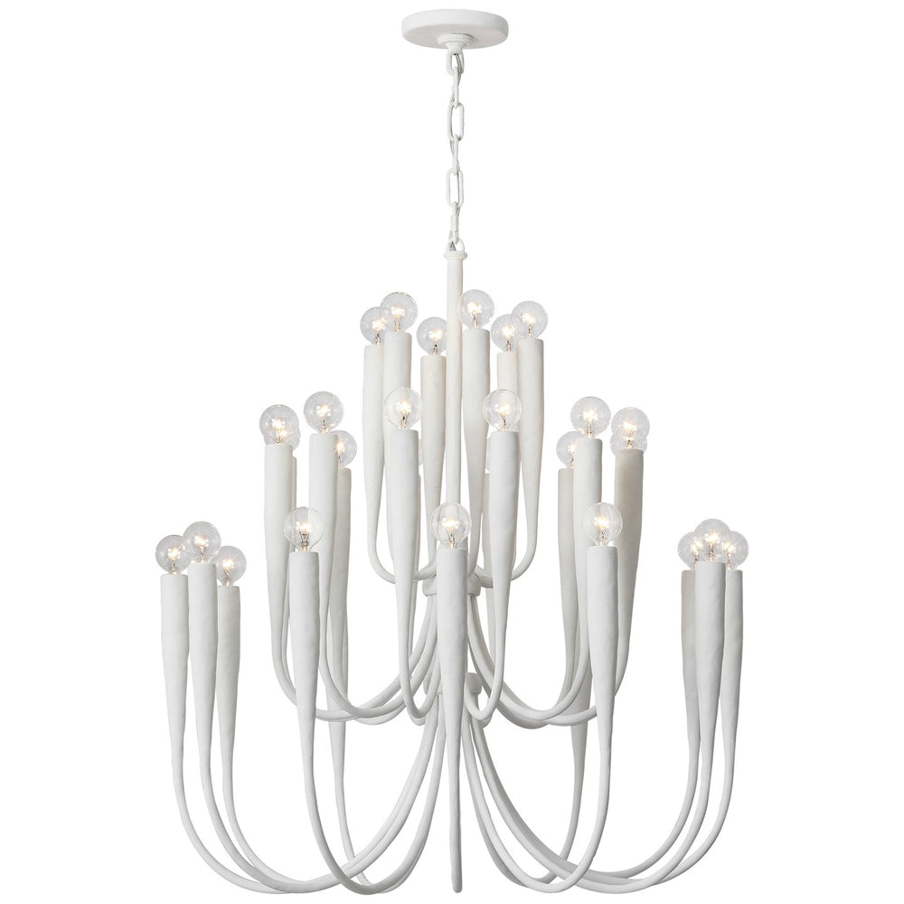 Visual Comfort Signature Canada - LED Chandelier - Acadia - Plaster White- Union Lighting Luminaires Decor