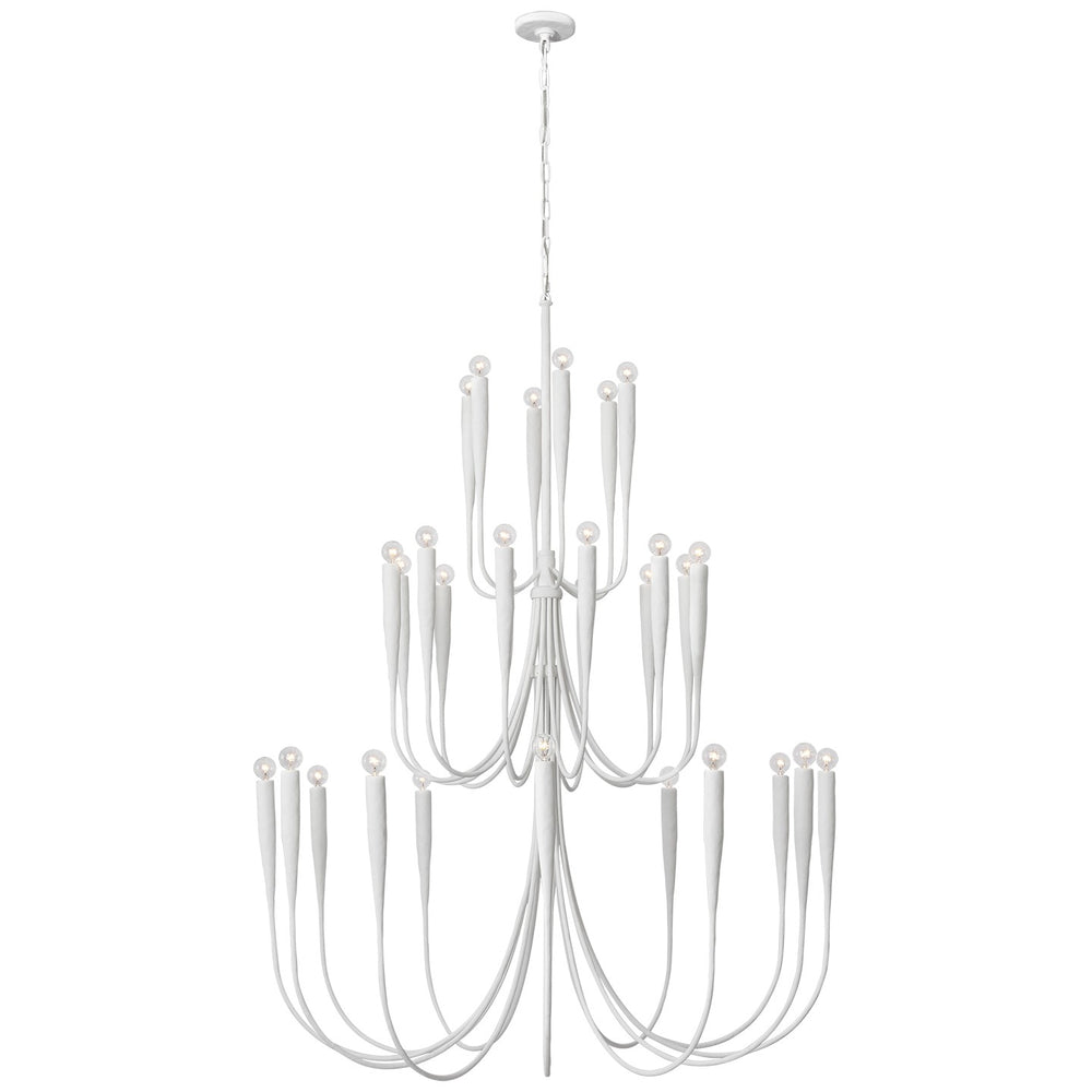 Visual Comfort Signature Canada - LED Chandelier - Acadia - Plaster White- Union Lighting Luminaires Decor