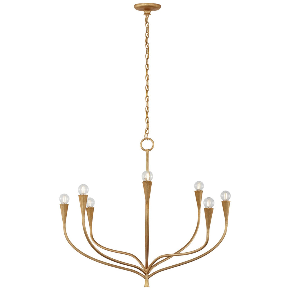 Visual Comfort Signature Canada - LED Chandelier - Marini - Antique Gold Leaf- Union Lighting Luminaires Decor