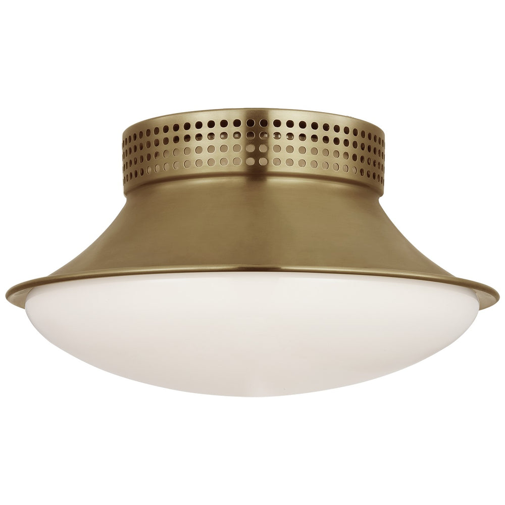 Visual Comfort Signature Canada - LED Flush Mount - Precision - Antique-Burnished Brass- Union Lighting Luminaires Decor