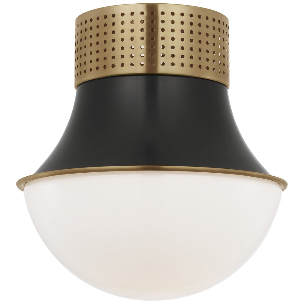 Visual Comfort Signature Canada - LED Flush Mount - Precision - Antique-Burnished Brass and Bronze- Union Lighting Luminaires Decor