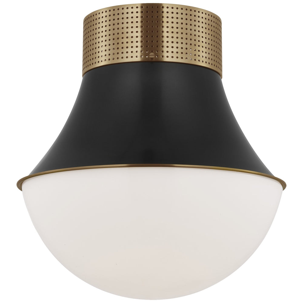Visual Comfort Signature Canada - LED Flush Mount - Precision - Antique-Burnished Brass and Bronze- Union Lighting Luminaires Decor