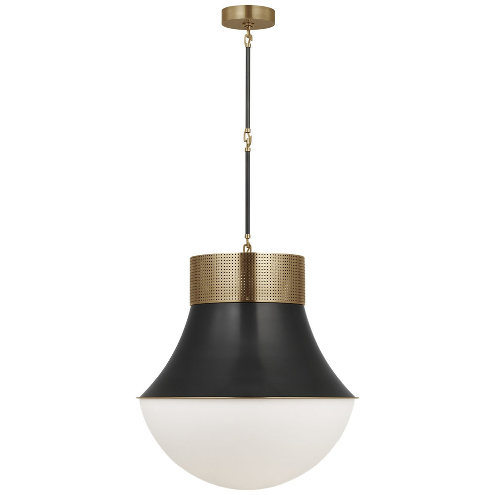 Visual Comfort Signature Canada - LED Pendant - Precision - Antique-Burnished Brass and Bronze- Union Lighting Luminaires Decor