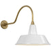 Visual Comfort Signature Canada - LED Barn Light - Academy Barn Light - Hand-Rubbed Antique Brass- Union Lighting Luminaires Decor