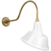 Visual Comfort Signature Canada - LED Barn Light - Academy Barn Light - Hand-Rubbed Antique Brass- Union Lighting Luminaires Decor
