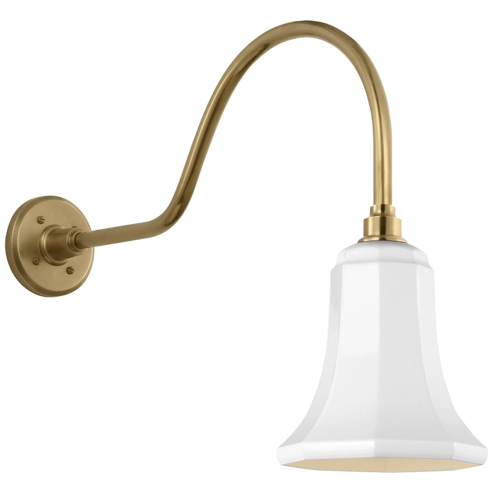 Visual Comfort Signature Canada - LED Barn Light - Academy Barn Light - Hand-Rubbed Antique Brass- Union Lighting Luminaires Decor