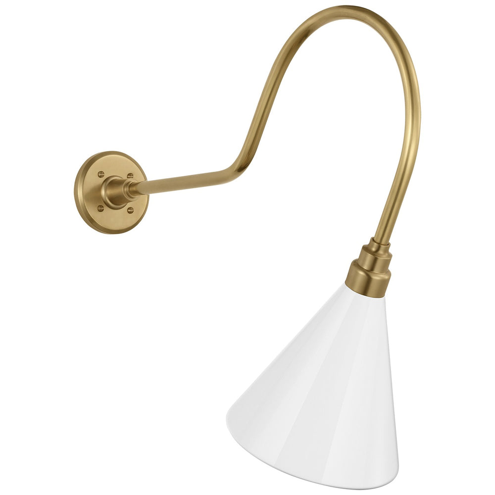 Visual Comfort Signature Canada - LED Barn Light - Academy Barn Light - Hand-Rubbed Antique Brass- Union Lighting Luminaires Decor