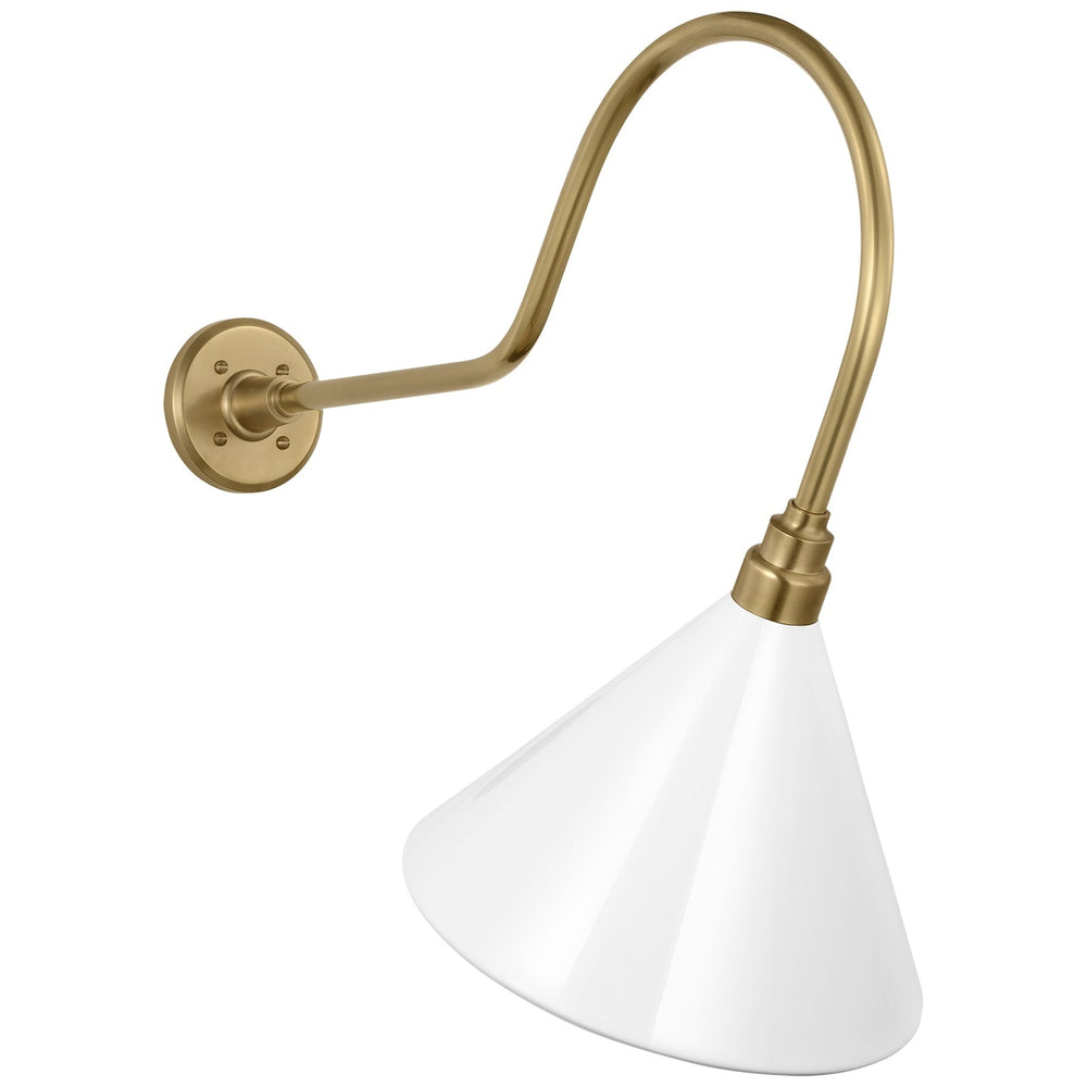 Visual Comfort Signature Canada - LED Barn Light - Academy Barn Light - Hand-Rubbed Antique Brass- Union Lighting Luminaires Decor