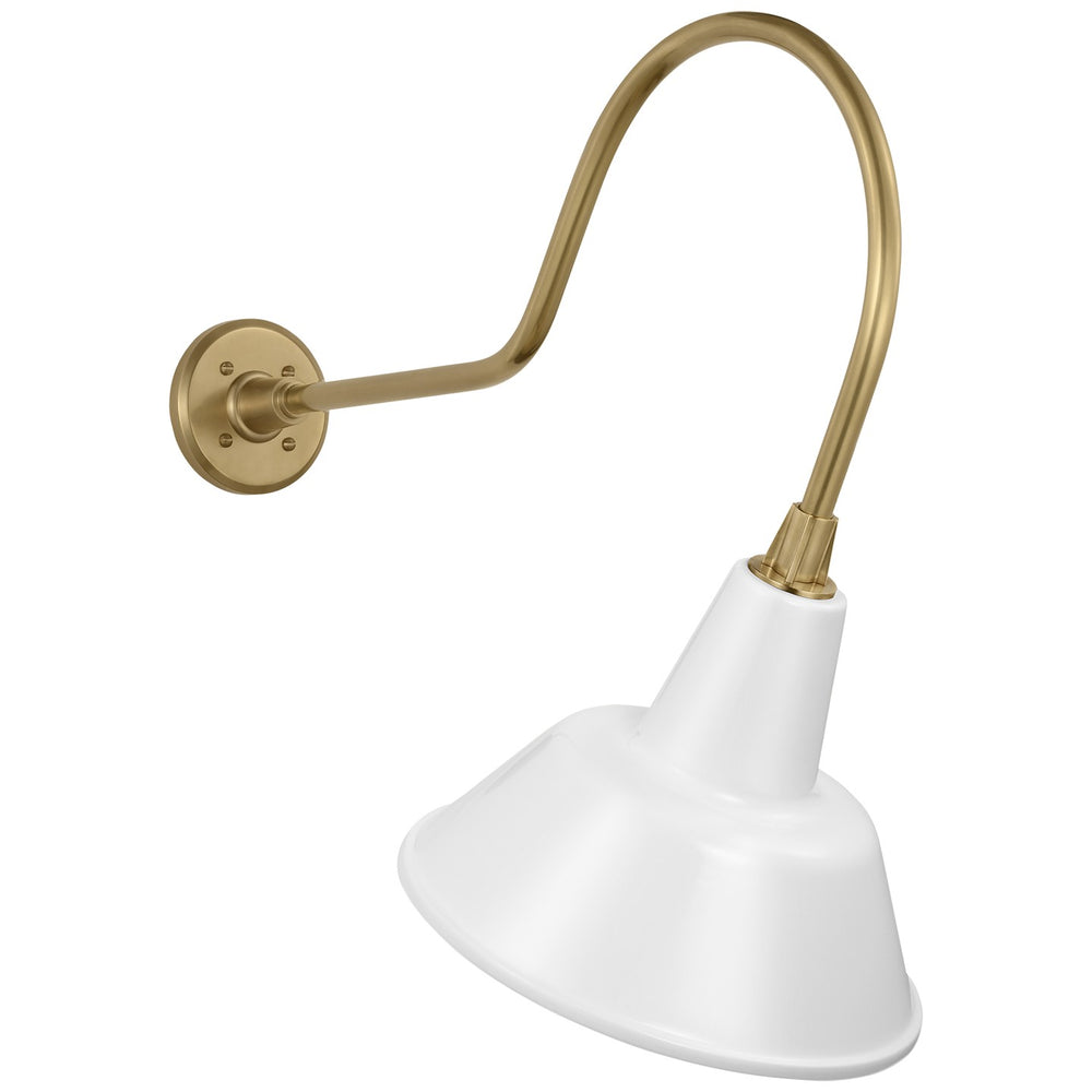 Visual Comfort Signature Canada - LED Barn Light - Academy Barn Light - Hand-Rubbed Antique Brass- Union Lighting Luminaires Decor