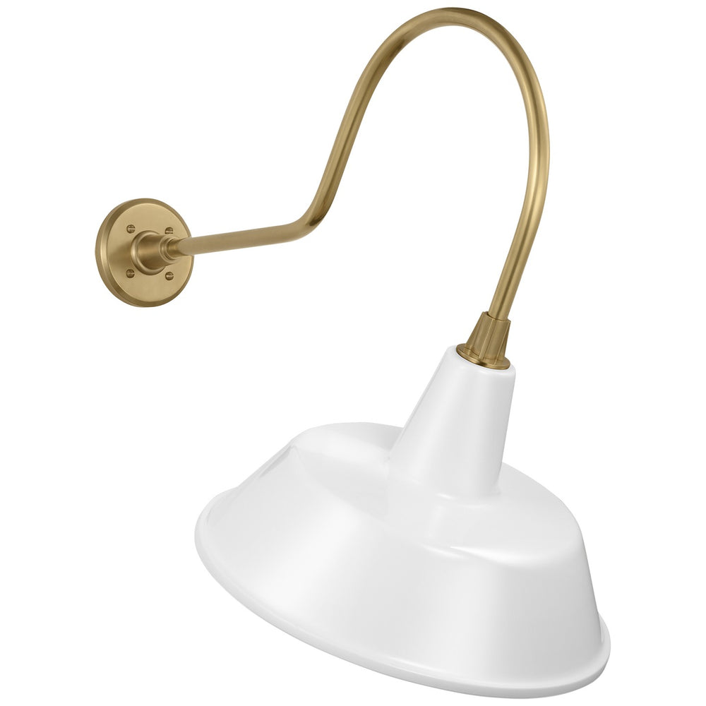 Visual Comfort Signature Canada - LED Barn Light - Academy Barn Light - Hand-Rubbed Antique Brass- Union Lighting Luminaires Decor