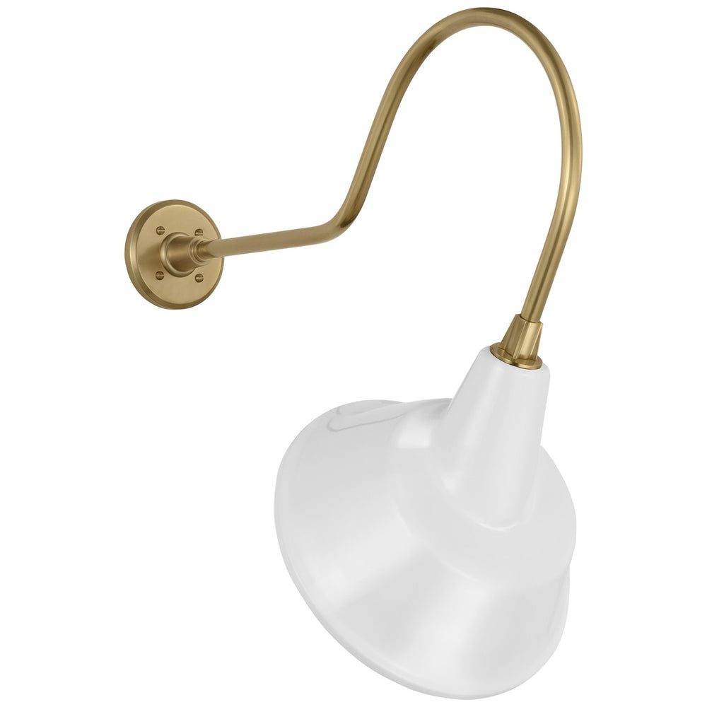 Visual Comfort Signature Canada - LED Barn Light - Academy Barn Light - Hand-Rubbed Antique Brass- Union Lighting Luminaires Decor