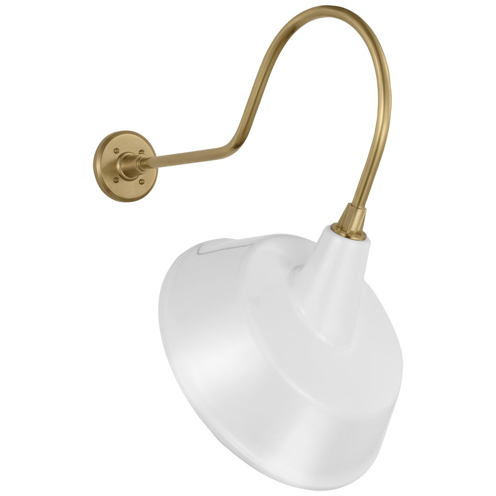 Visual Comfort Signature Canada - LED Barn Light - Academy Barn Light - Hand-Rubbed Antique Brass- Union Lighting Luminaires Decor