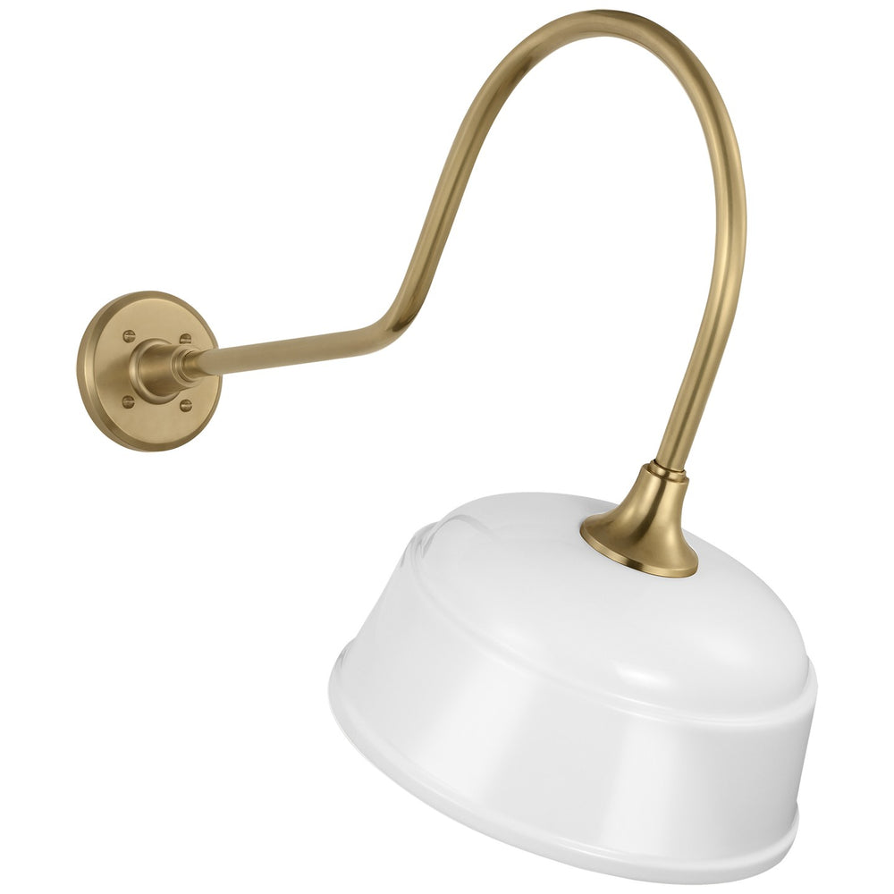 Visual Comfort Signature Canada - LED Barn Light - Academy Barn Light - Hand-Rubbed Antique Brass- Union Lighting Luminaires Decor