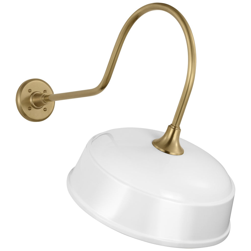Visual Comfort Signature Canada - LED Barn Light - Academy Barn Light - Hand-Rubbed Antique Brass- Union Lighting Luminaires Decor