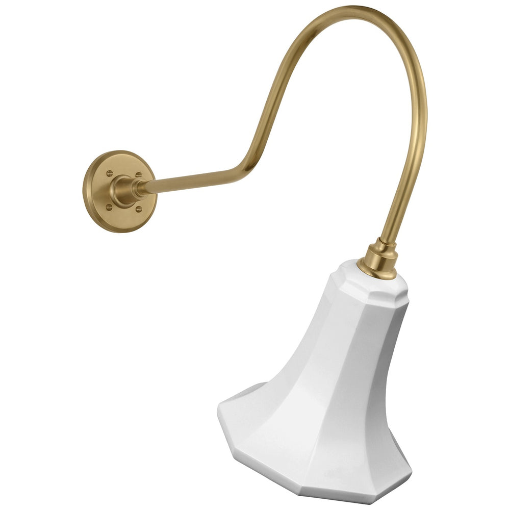 Visual Comfort Signature Canada - LED Barn Light - Academy Barn Light - Hand-Rubbed Antique Brass- Union Lighting Luminaires Decor