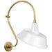 Visual Comfort Signature Canada - LED Barn Light - Academy Barn Light - Hand-Rubbed Antique Brass- Union Lighting Luminaires Decor