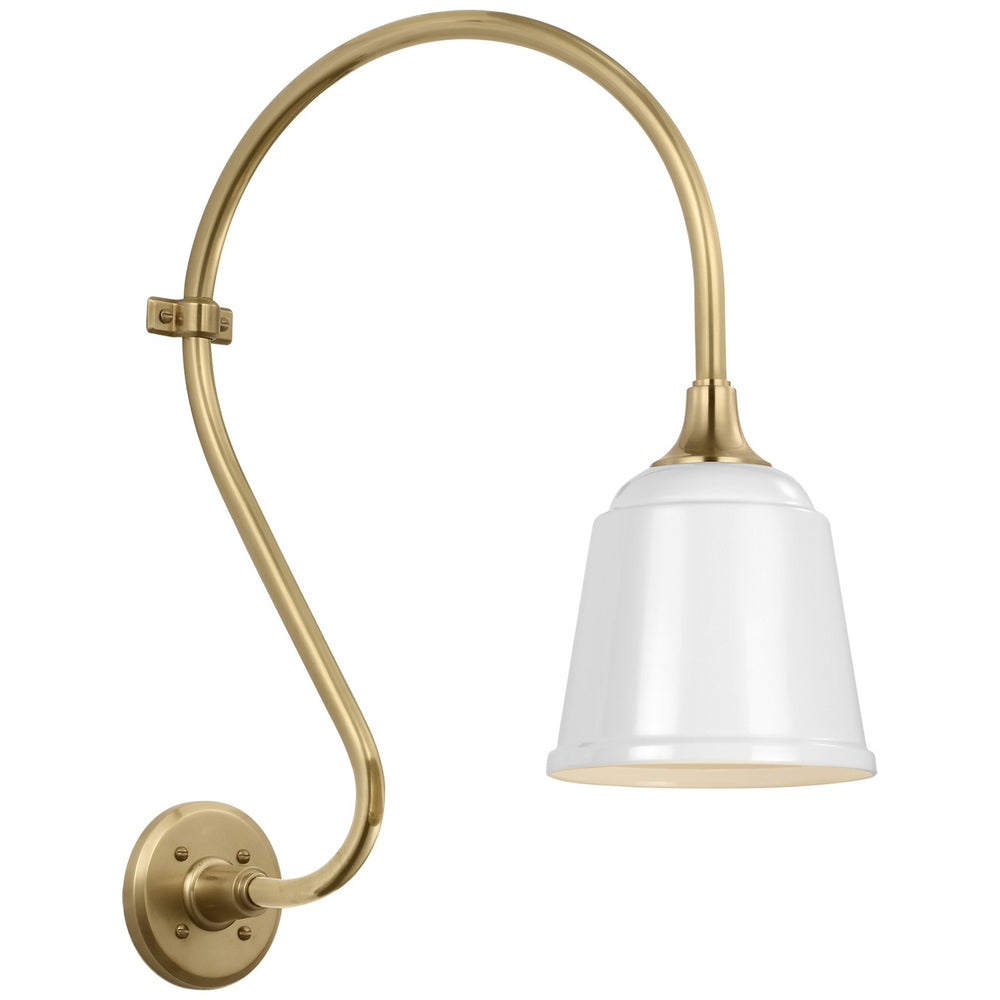 Visual Comfort Signature Canada - LED Barn Light - Academy Barn Light - Hand-Rubbed Antique Brass- Union Lighting Luminaires Decor